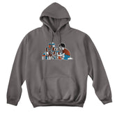 Baseline - Blockhead Hood (Charcoal/Red & Blue)